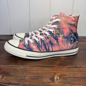 Converse Chuck Taylor All Star High Top Feather Print Shoes